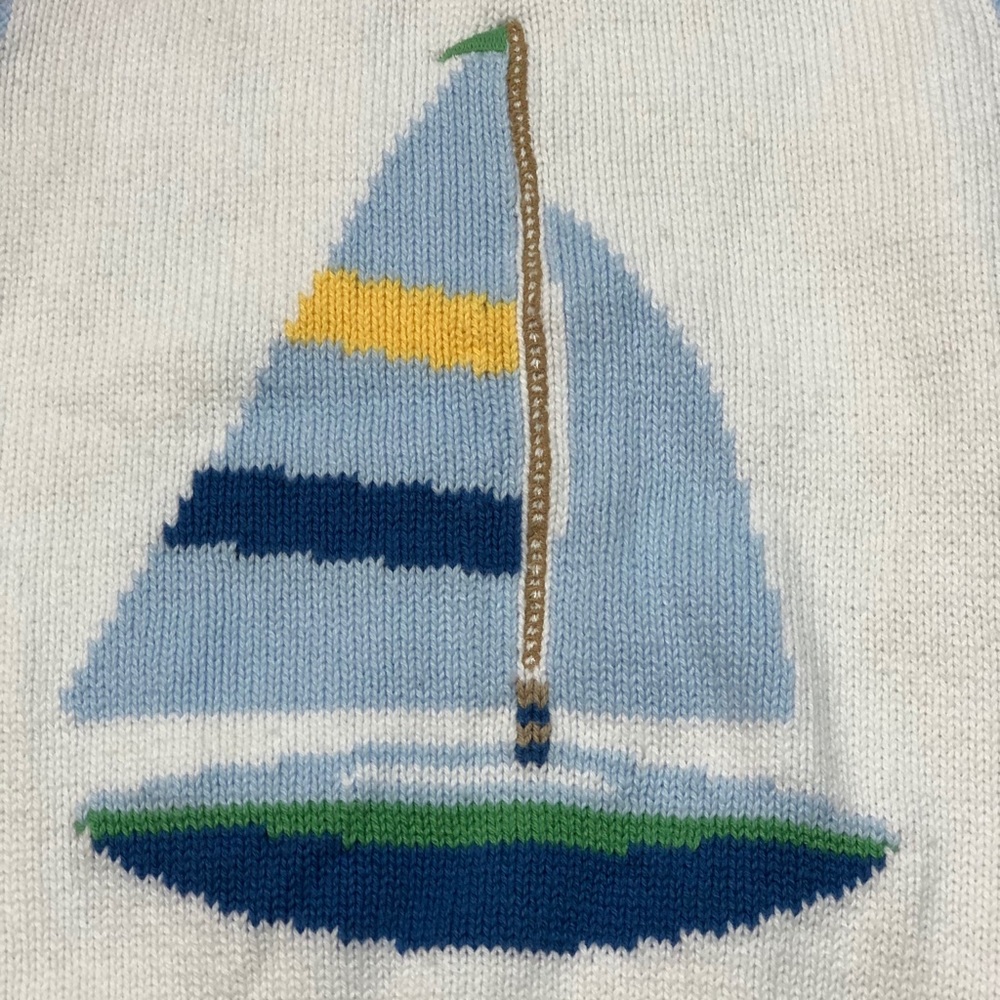 Children’s Place Sailboat Sweatervest size 3T - Picture 4 of 6
